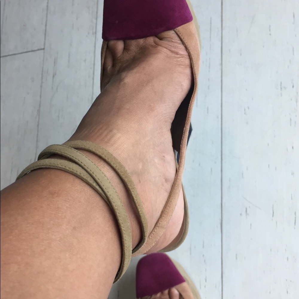 YSL Paris”Obsession” Colorblock Platform Pump - Picture 2 of 8